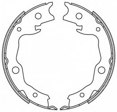 OPEN PARTS bsa222300 -  Комплект тормозных колодок